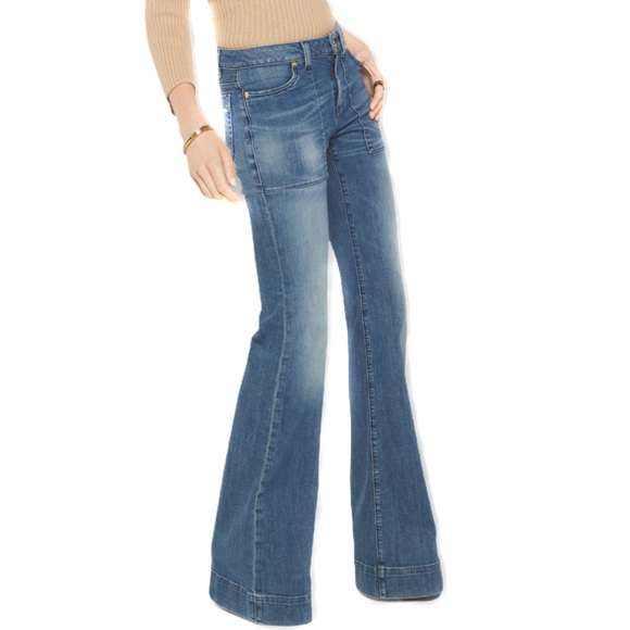 Michael Kors Denim - Michael Kors Flared Jeans In Vintage Wash Size 2